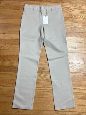 Quince Ultra Stretch ponte pants in ecru M